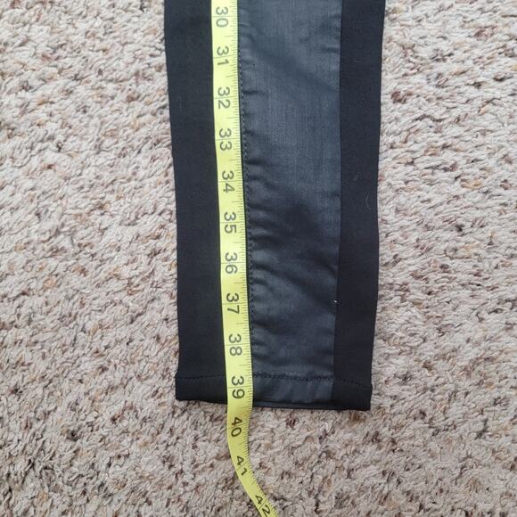 maje DARPO WAX PANELED SKINNY JEANS, SIZE 24US - Picture 8 of 10